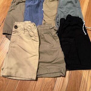 Kids Casual Shorts Set - Black, Tan, Gray